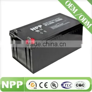 12v200ah High Capacity Lead Acid Solar Battery for Sunlight thumbnail-1