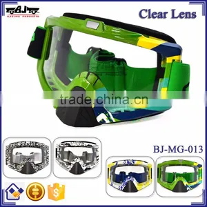 BJ-MG-013 New Arrival Clear Brazil Frame Motorcycle Motocross Goggle Dex thumbnail-1