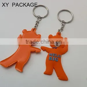 2D Animal Shaped Silicon Keychain / Rubber Key Ring / Soft PVC Keychain thumbnail-1