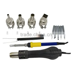 2in1 862D+ 110V SMD Rework Soldering Station + Soldering Iron Hot Air Gun 110V thumbnail-5