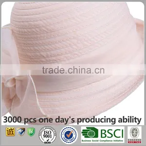 Silk Stitching Hat China Supplier Wholesale Bowler Hat Lady Hat thumbnail-6