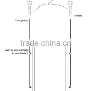 NEW Edgelight Crystal Frame Light Box Double-sided Hang Type CF2A Silm Light Box thumbnail-3