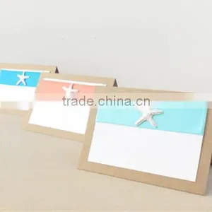 Starfish Table Wedding Beach Table Cards thumbnail-2