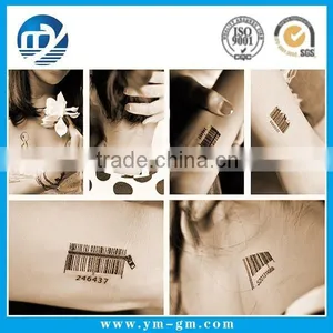 Factory Price Barcode Tattoo Sticker With Top Quality thumbnail-1