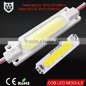 2016 Hot Sale Injection LED Modules Type With White Emitting Color Waterproof IP67 Cob LED MODULE 12v for Light Box thumbnail-1