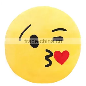Round Emoji Cushion Home Pillow Stuffed Plush Soft Toy,emoji Plush Stuffed Toy thumbnail-4