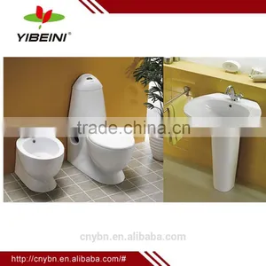 Sanitary Ware Ceramic Bathroom Set One Piece Toilet thumbnail-1