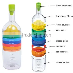 Plastic Bin 8 Kitchen Tool Like Bottle,kitchen Tool KS147 Seen on TV Quality Choice thumbnail-1