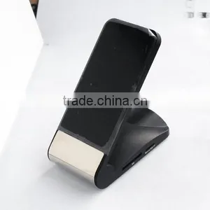 Hot Sale 4 Ports Usb Hub + Foldable Mobile Phone Holder+mobile Phone Charger Hub Usb All in One thumbnail-3