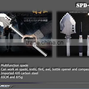 Foldable Outdoor Carbon Steel Multifunction Military Spade thumbnail-2