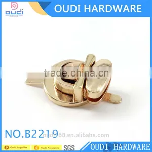 Shiny Light Gold Bag Fitting Accessories, Bag Accessories Insert Buckle for Lady Handbag thumbnail-1