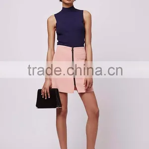 the Pink Chain Split Skirt thumbnail-3