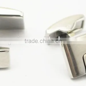Stylish Mens Shirt Matte Silver Cufflinks Matt Blank Cufflink thumbnail-1