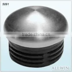 Stainless Steel Round Tube Arched End Cap thumbnail-3