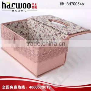 Household Canvas Wooden Square Tissue Box thumbnail-1