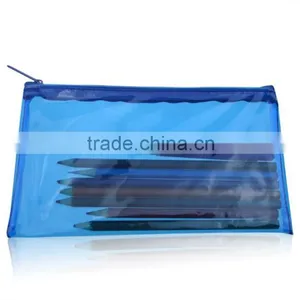 PVC Plastic Pencil Case With Funny Zipper for School Kids thumbnail-3