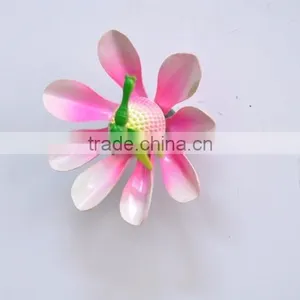 3.5 Inch Dragonfly and Butterfly on Lotus Plastic Flowers Fridge Magnet thumbnail-4