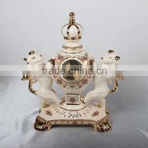 Home Decor Classic Luxury Clock / Porcelain Clock thumbnail-4