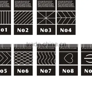 3D Cat Eyes Magnet 9 Patterns Cat Eyes Magnet 3D Cat Eye Magnet Magic Stick Magnetic Slice ZX:NP027 thumbnail-2