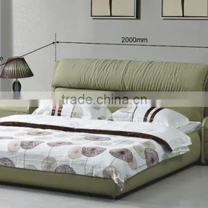 Simple Elegant King Size Bed Design Cheap Leather Furniture Sale for Bed Room thumbnail-3
