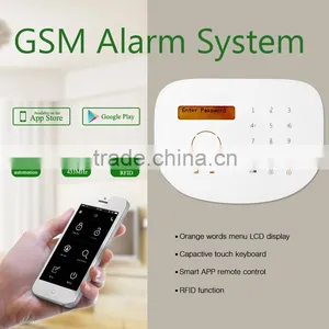 Intelligent Auto-dial Alarm System Usage GSM Burglar/Fire Security Alarm System & DIY House Security Alarm System thumbnail-1