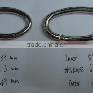 Hinged Gate Ring 38 mm Metallic Gate Rings thumbnail-1