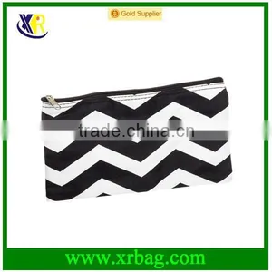 Hot Selling ZebraPrint Canvas Pouch Bag thumbnail-1
