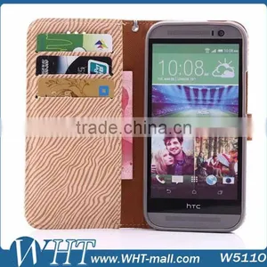 For HTC One 2 M8 Leather Case Zebra Luxury Mobile Phone Accessories thumbnail-1