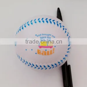 White Blue pu Stress Baseballs thumbnail-3