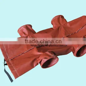 800Celsius Layflat Ventilation Reducing Heater Duct in Red thumbnail-3