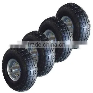 10" PNEUMATIC TRUCK TROLLEY WHEEL BARROW TYRES thumbnail-1