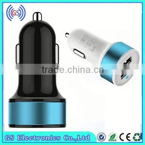 12V Solar Car Battery Charger Dual USB Car Charger With LED Chian Supplier thumbnail-3