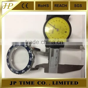 Customer Size OEM CNC Polished Stainless Steel Watch Case 316L Rotating Bezel 5 ATM Water Resistant thumbnail-4