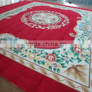 Handmade Area Rugs With Classic Red Design Used Corridor and Loddy thumbnail-3