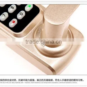 Mechanical Push Button Digital Combination Keyless Code Door Lock thumbnail-3