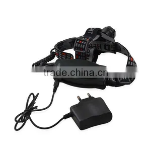 Wholesales Hiking Usage 3W Adjust Focus Rechargeable LED Headlamp thumbnail-4