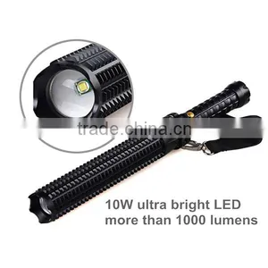 Rechargeable Telescopic Extendable 2000LM LED Self Defense Police Flash Light thumbnail-3