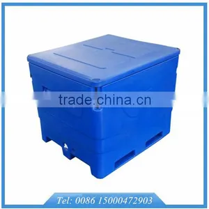 1000L Rotational Molded Plastic Fish Bunker, Fish Totes, Fish Tubs, Fish Container thumbnail-2