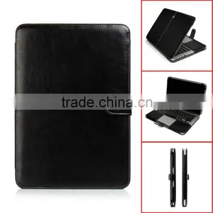 PU Leather Sleeve Case For Macbook Air 11 Air 13 Shell Cover Bag thumbnail-2