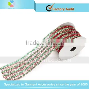 Hot Sale Wired Christmas Ribbon Gift Ribbon With Good Quality Quality Choice thumbnail-2