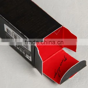 Art Paper Printed Red Inside With Glossy Lamination Package Box for the True Color Image Lipstick thumbnail-4