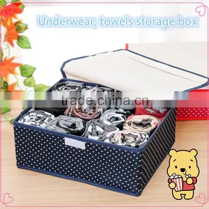 WBD-001:RODA Wholesale 600D Oxford Cloth Bra Storage Box,underwear Storage Box,sock Box thumbnail-4
