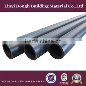 HDPE Black Pipe With Blue Stripe ISO Standard Water Supply Pipe Irrigation thumbnail-1