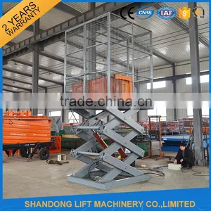 Hydraulic Fork Lifter Mini Electric Scissor Lift Platform Portable Lifter thumbnail-2