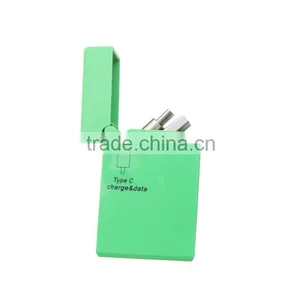 Creative Zippo Lighter Shape Design Retractable USB3.1 to Type C Sync Charger Cable Quality Choice thumbnail-4