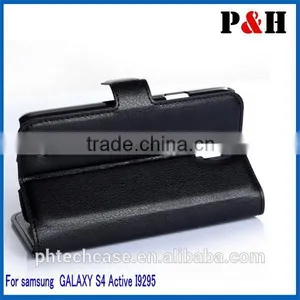 Stylish Hot Selling Wallet Leather Case for Samsung Galaxy s4 Active I9295 thumbnail-4