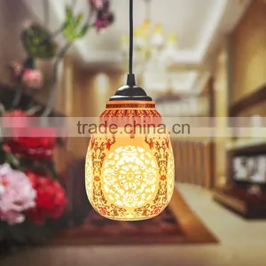 Jingdezhen Hollow Pastel Led Living Room Furniture Pendant Lights thumbnail-5