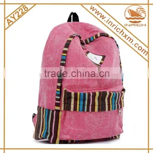 Canvas School Bag,Bookbag,Rucksack,Womans Backpack thumbnail-1
