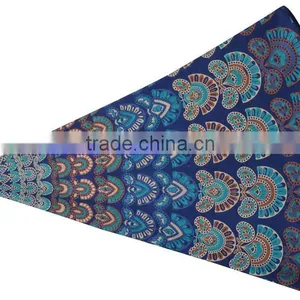 Indian Ethnic Block Printed Tapestry Wall Decor Throw Table Cover 100% Cotton Bedspread Indian Jaipur Manufacturer & Wholesaler thumbnail-3