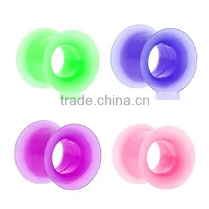 Colorful Wholesale Fashion Body Jewelry Custom Silicone Ear Plugs thumbnail-2